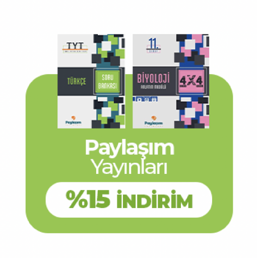 Paylaşım Yayınları Kitaplarında %15 İndirim